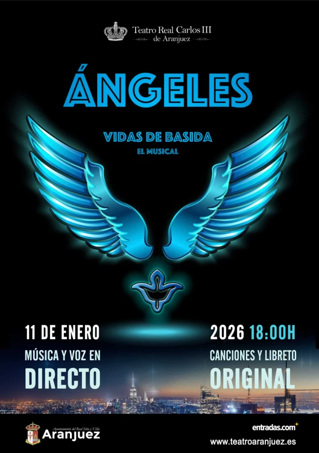Poster del musical Ángeles (2026)