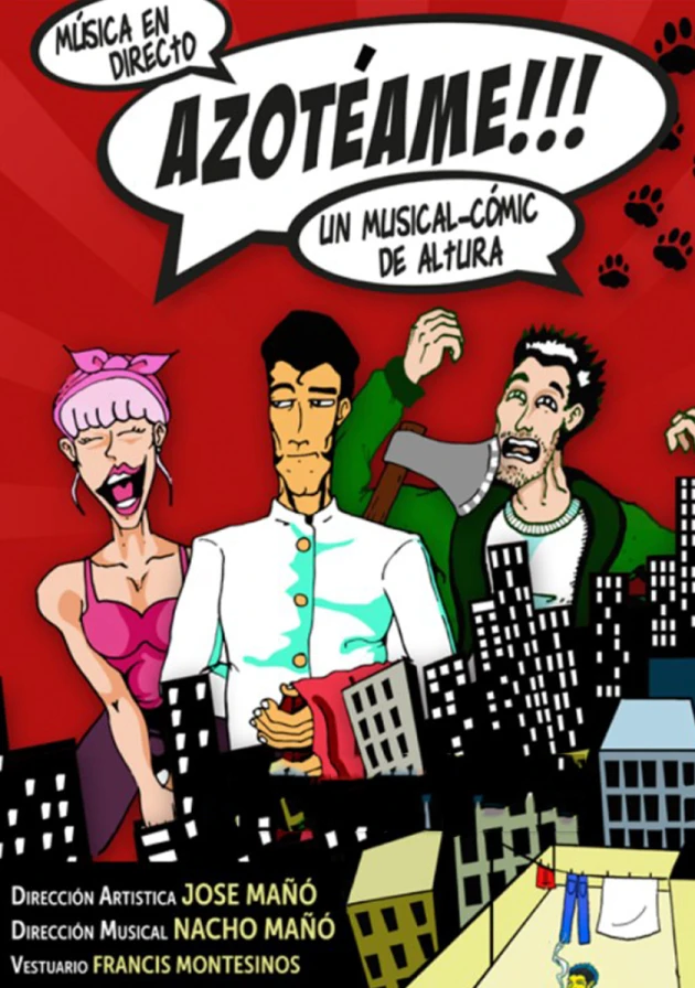 Poster del musical Azotéame (2015)