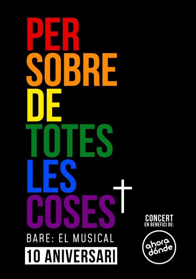 Poster del musical Per sobre de totes les coses (2024)