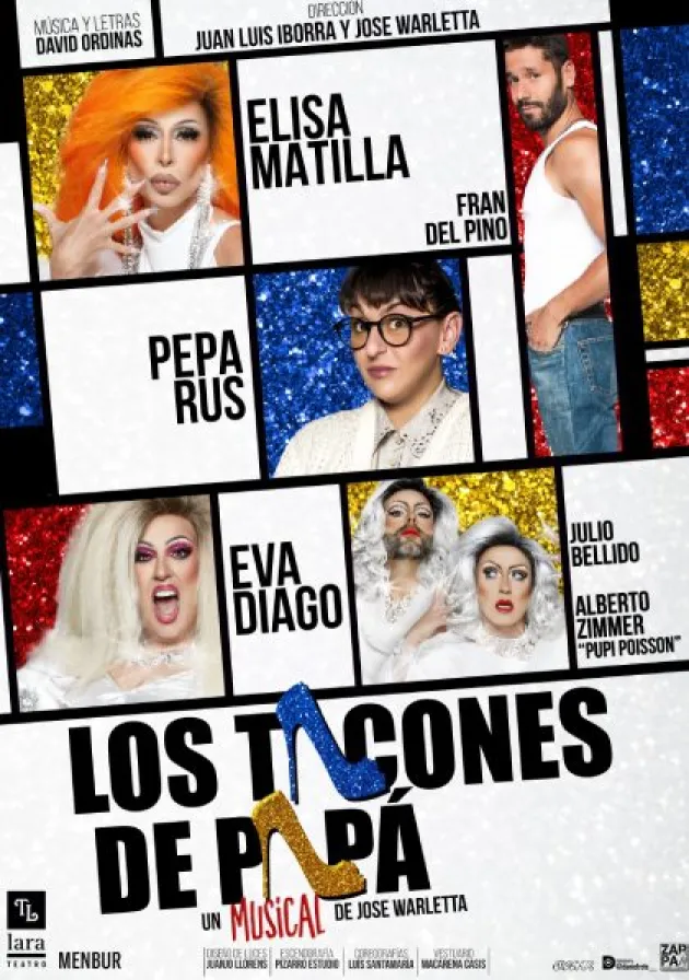 Poster del musical Los tacones de papá (2024)