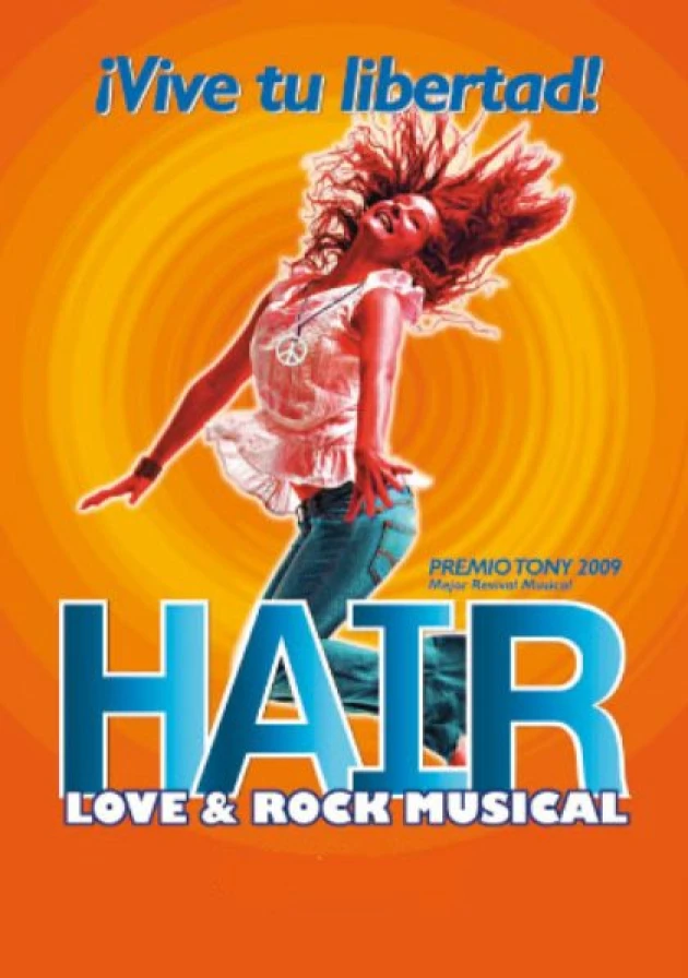 Poster del musical Hair (2010)