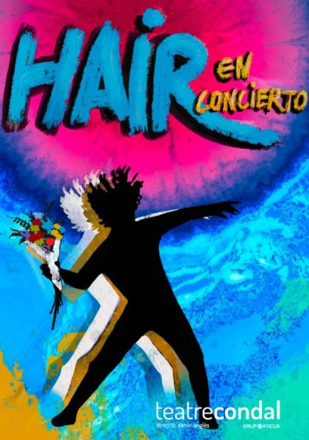 Poster del musical Hair (2022)