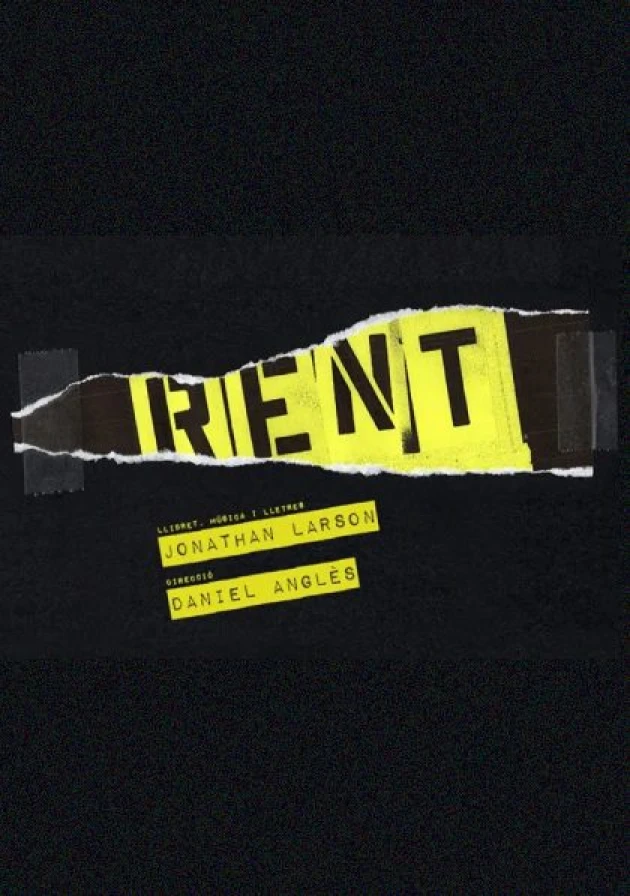 Poster del musical Rent (2016)