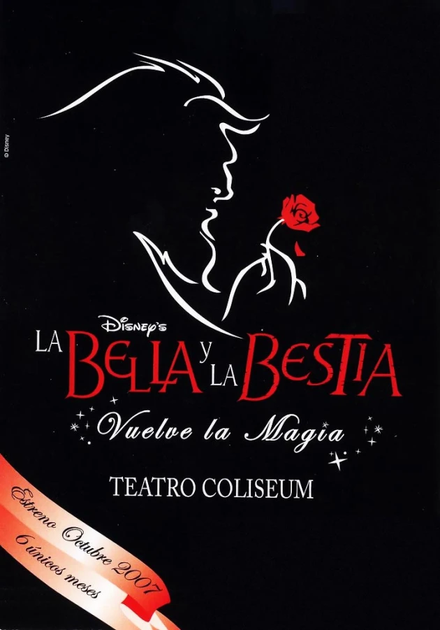 Poster del musical La bella y la bestia (2007)