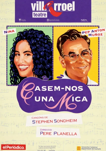 Poster del musical Casem-nos una mica (1993)