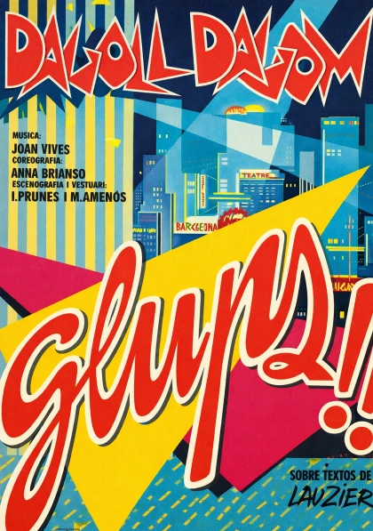 Poster del musical Glups!! (1983)