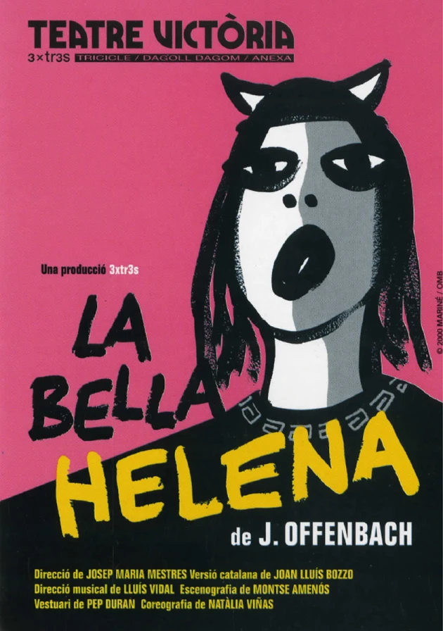 Poster del musical La bella Helena (2001)
