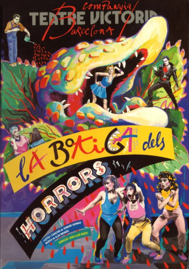 Poster del musical La botiga dels horrors (1987)