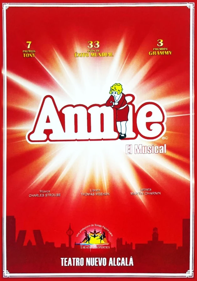 Poster del musical Annie (2010)