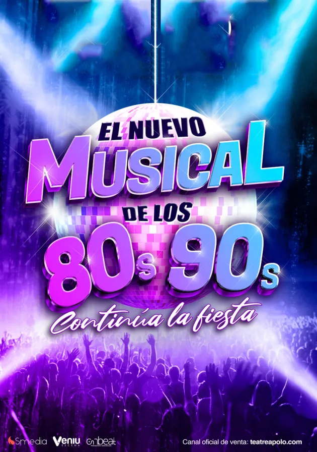 Poster del musical El nuevo musical de los 80s 90s
