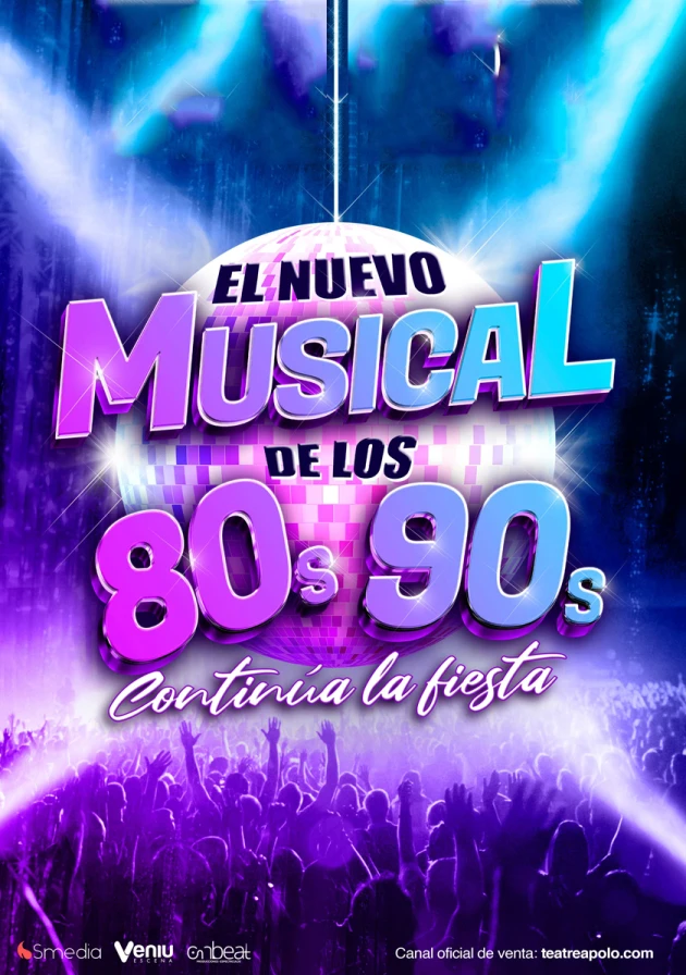 Poster del musical El nuevo musical de los 80s 90s