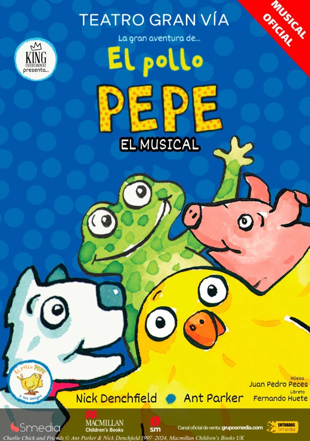 Poster del musical El pollo Pepe
