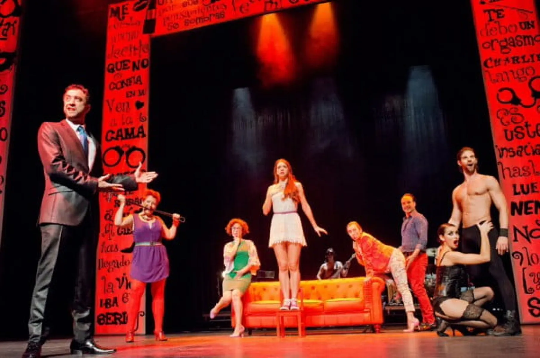 Imagen del musical 50 sombras (2014)