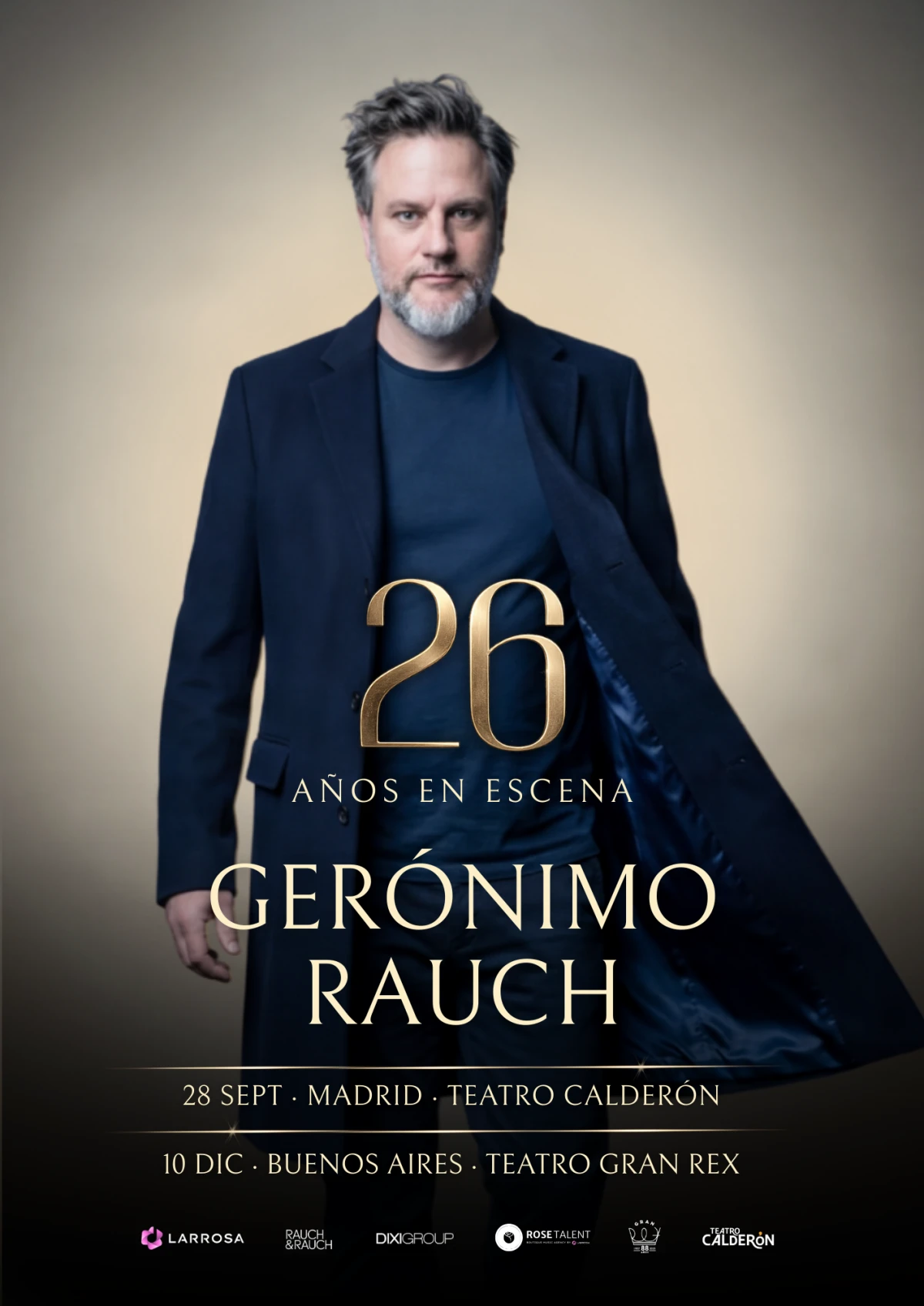 Gerónimo Rauch hará historia en el Royal Albert Hall y el Radio City Music Hall como Jean Valjean