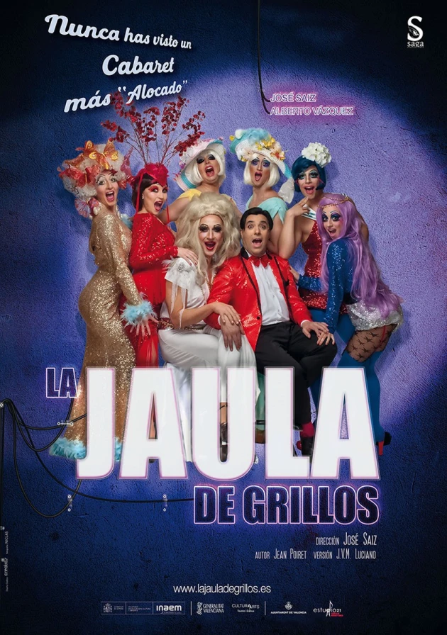 Poster del musical La jaula de grillos (2016)