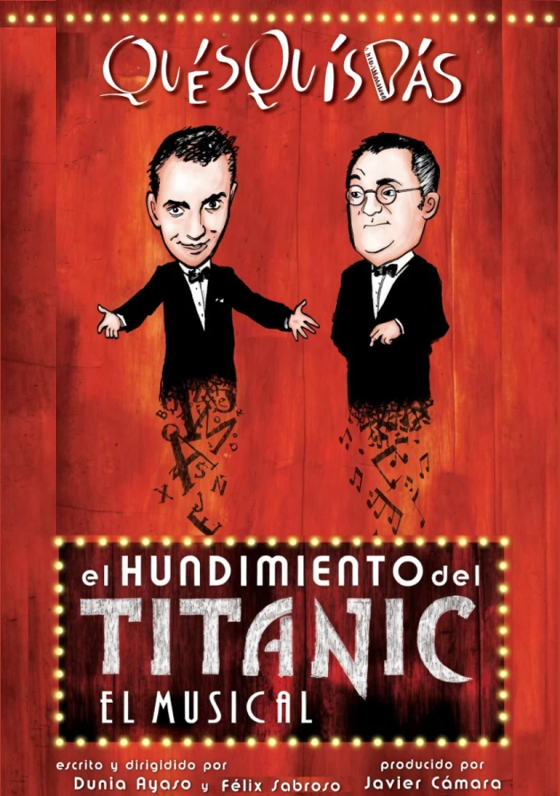 Poster del musical El hundimiento del Titanic (2004)