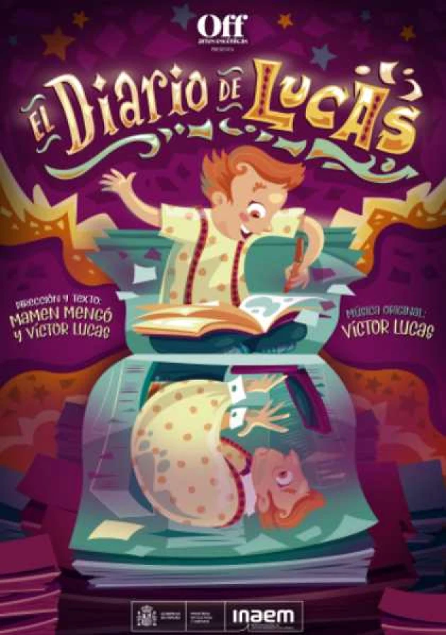 Poster del musical El diario de Lucas (2023)
