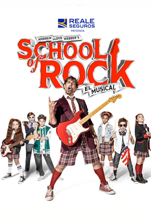 Poster del musical School of Rock (2023)