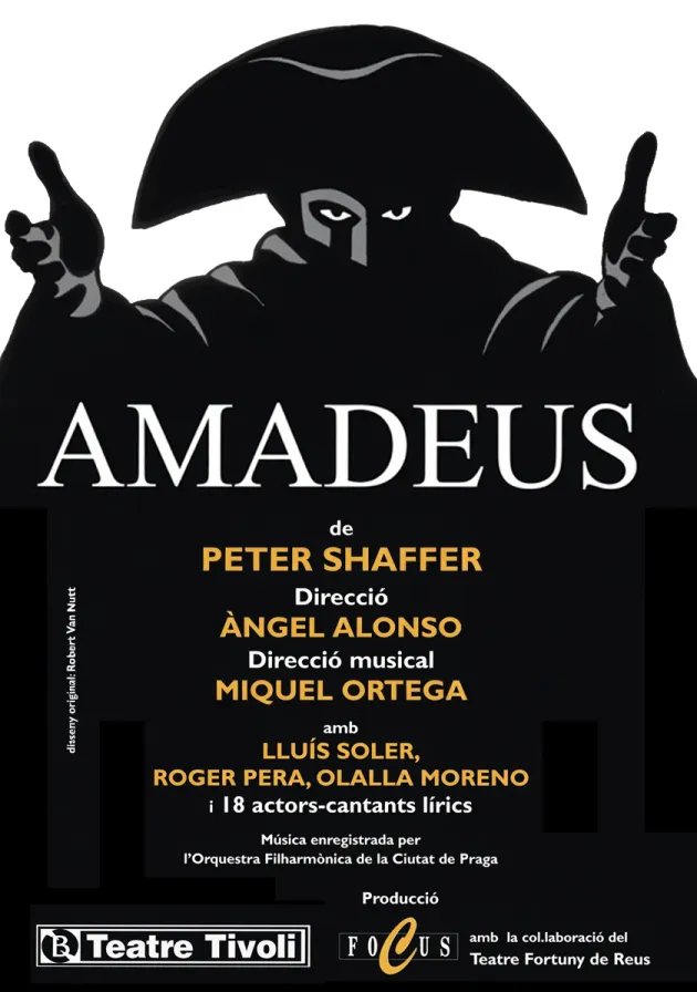 Poster del musical Amadeus (1998)