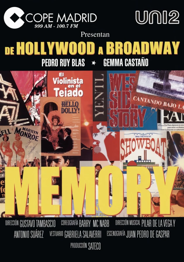 Poster del musical Memory (2000)