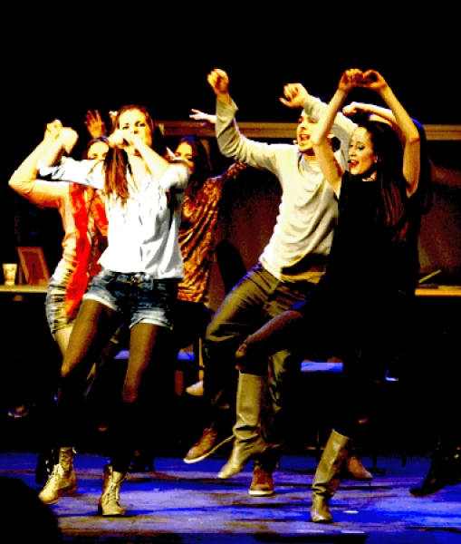 Imagen del musical Ángeles (2011)