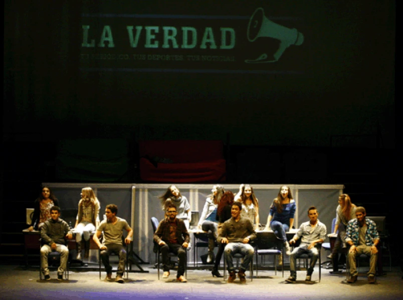 Imagen del musical Ángeles (2011)
