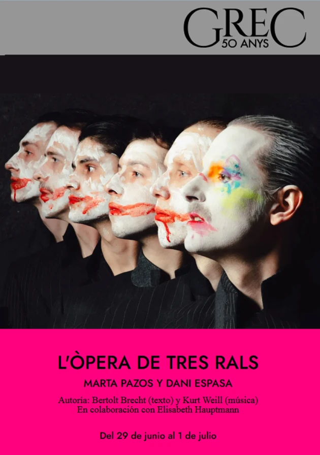 Poster del musical L'òpera de tres rals
