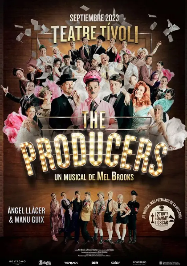 Poster del musical The Producers (2023)