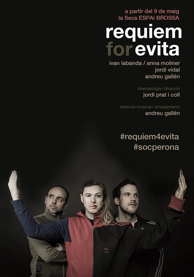 Poster del musical Requiem for Evita (2016)