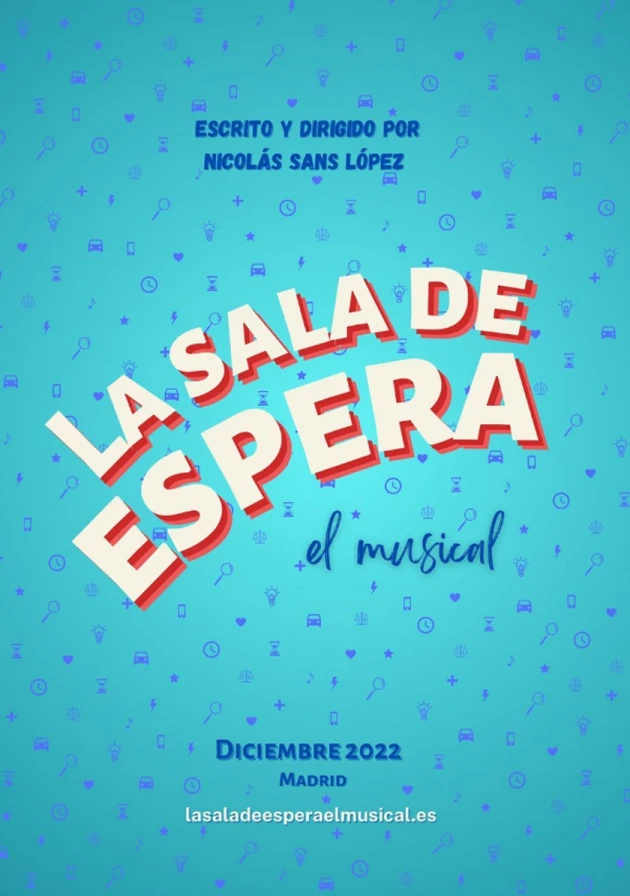 Poster del musical La sala de espera (2022)