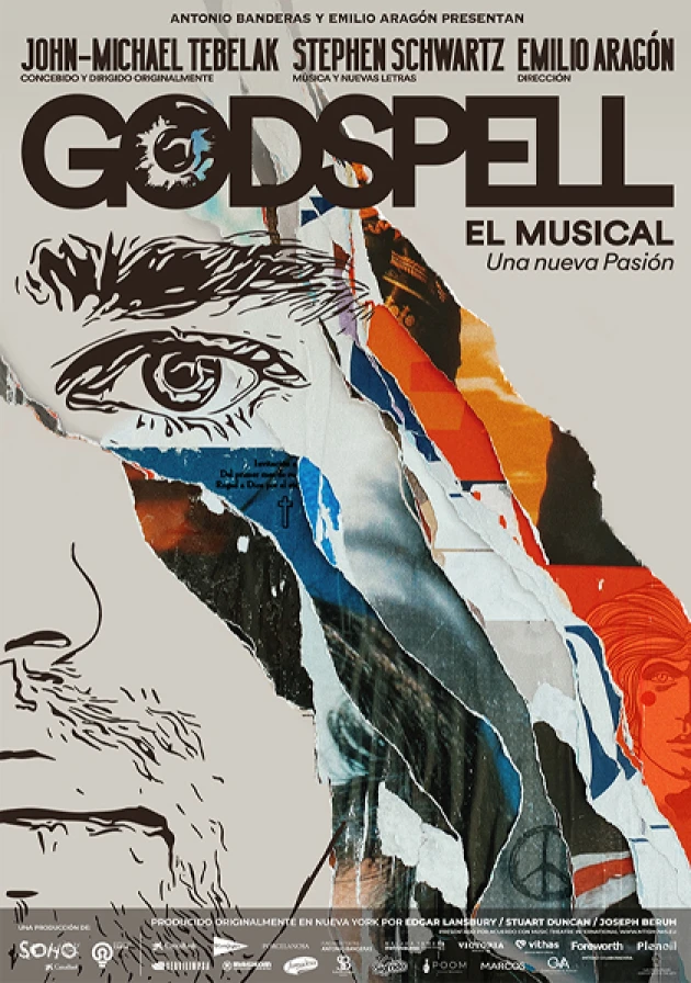 Poster del musical Godspell (2022)