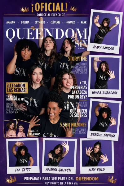 El Queendom ya está aquí: SIX revela su elenco y lanza su revista oficial en Madrid