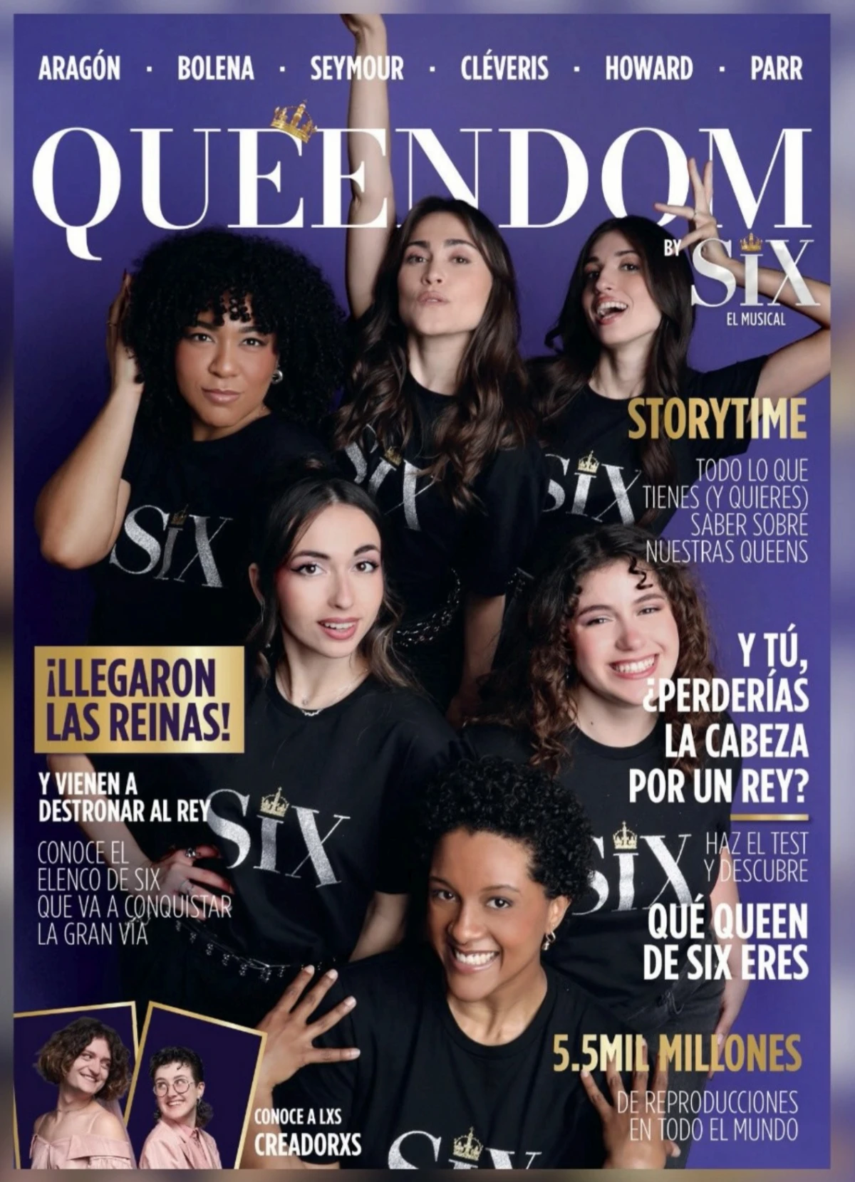 El Queendom ya está aquí: SIX revela su elenco y lanza su revista oficial en Madrid