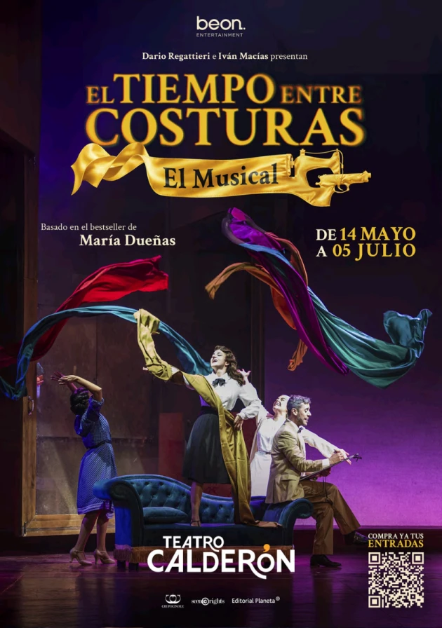 Poster del musical El tiempo entre costuras