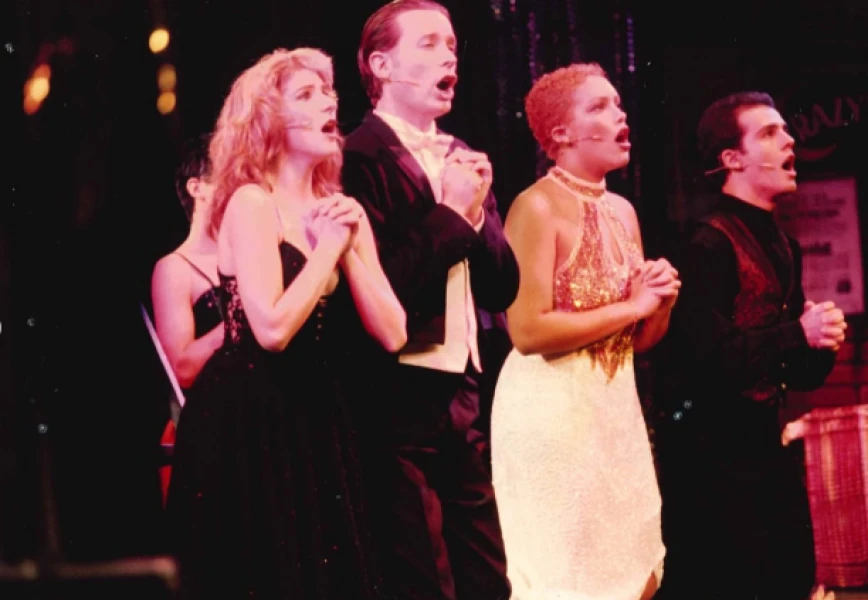 Imagen del musical Bojos per Broadway (1995)