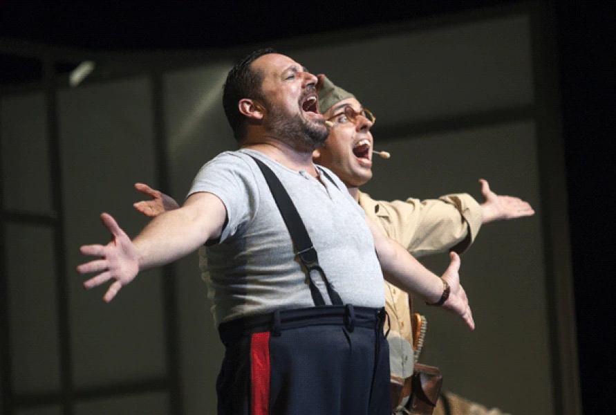 Imagen del musical El eunuco (2014)