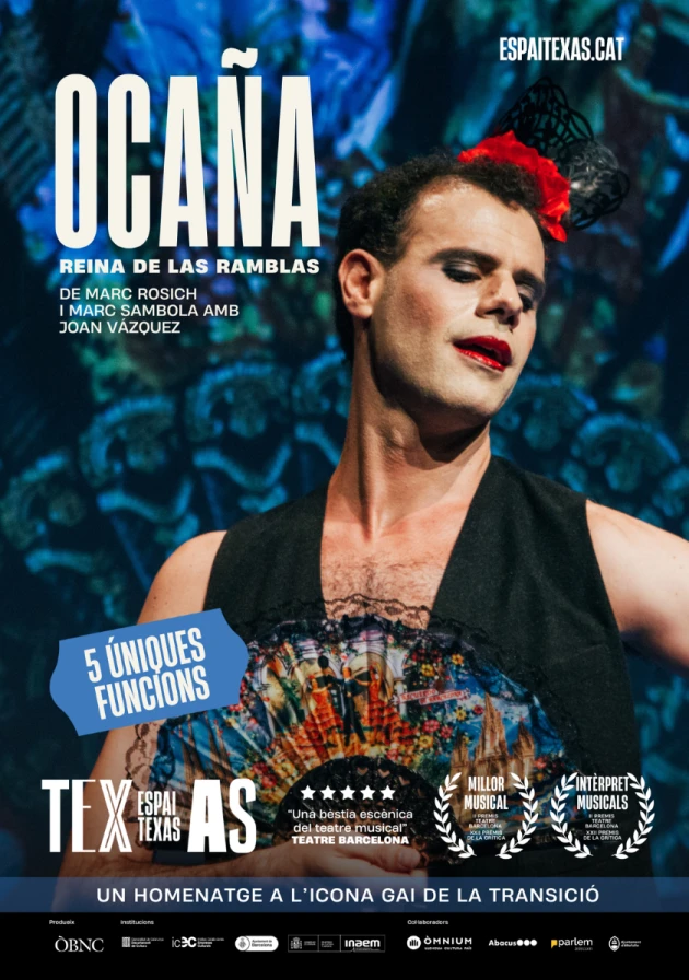 Poster del musical Ocaña, reina de las ramblas (2019)