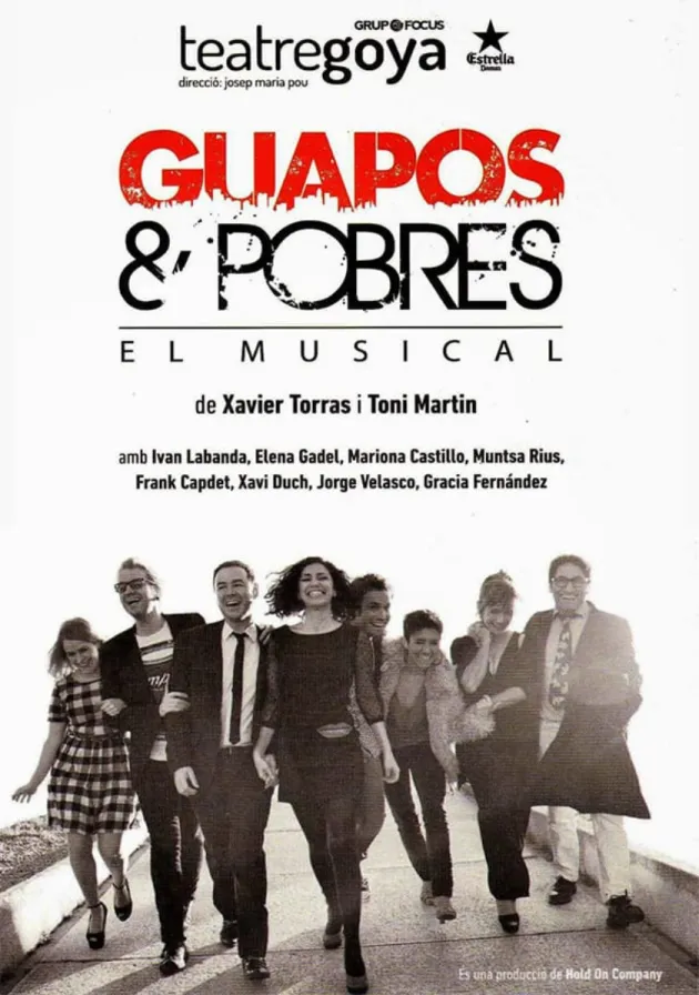 Poster del musical Guapos & pobres (2015)