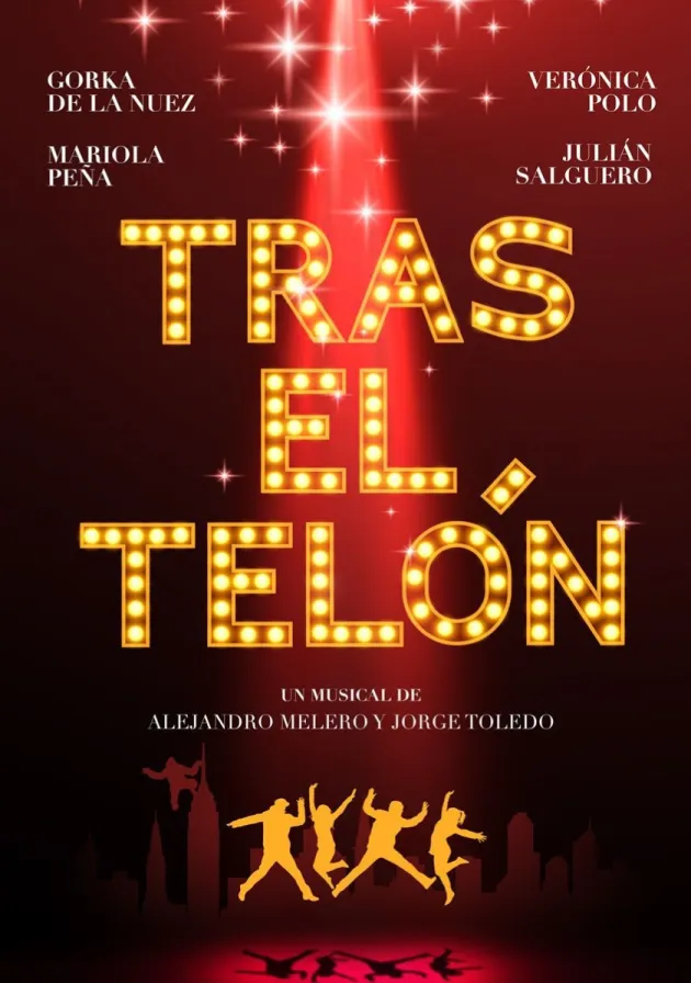 Poster del musical Tras el telón (2015)