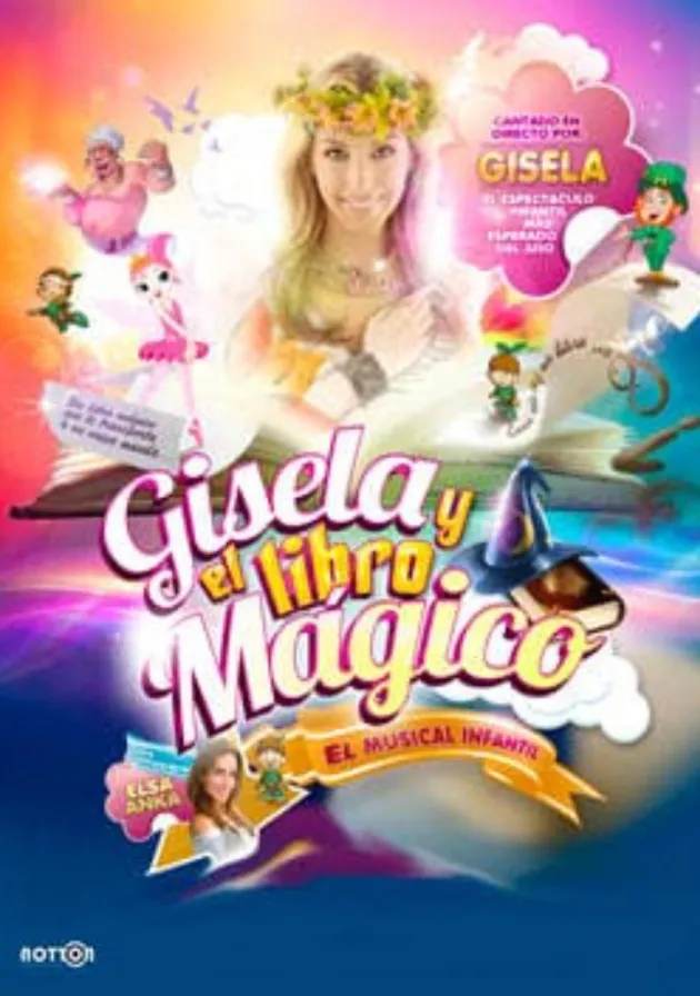 Poster del musical Gisela y el libro mágico (2014)
