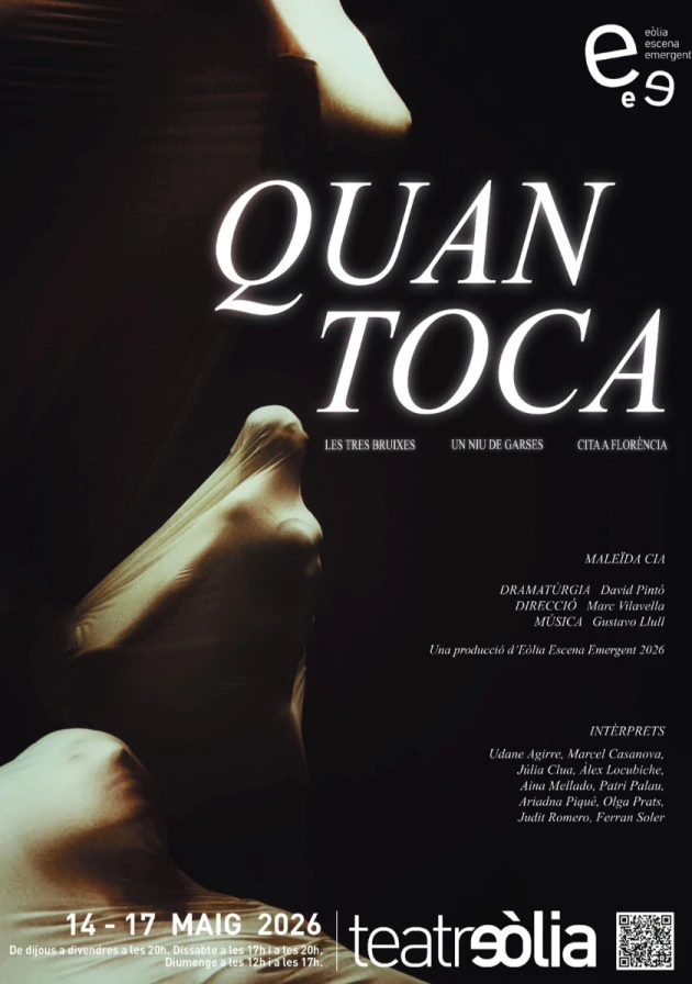 Poster del musical Quan toca (2026)