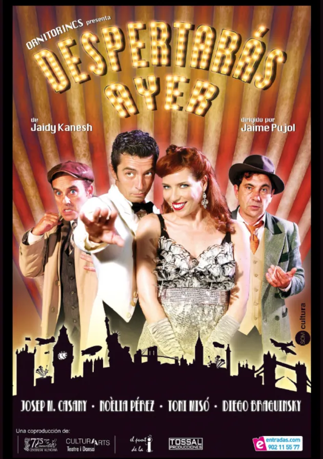 Poster del musical Despertarás ayer (2013)
