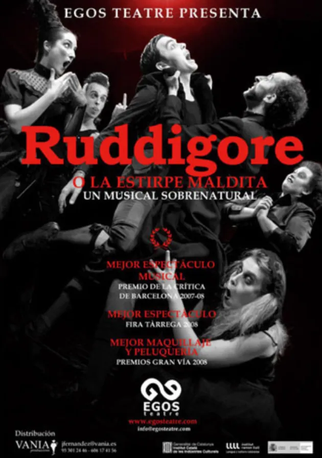 Poster del musical Ruddigore o la estirpe maldita (2007)