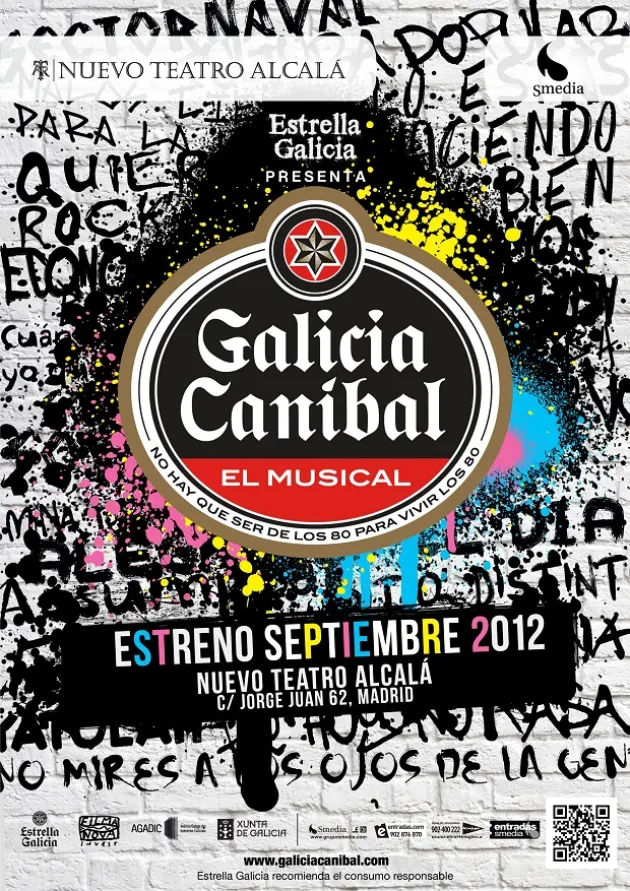 Poster del musical Galicia caníbal (2012)
