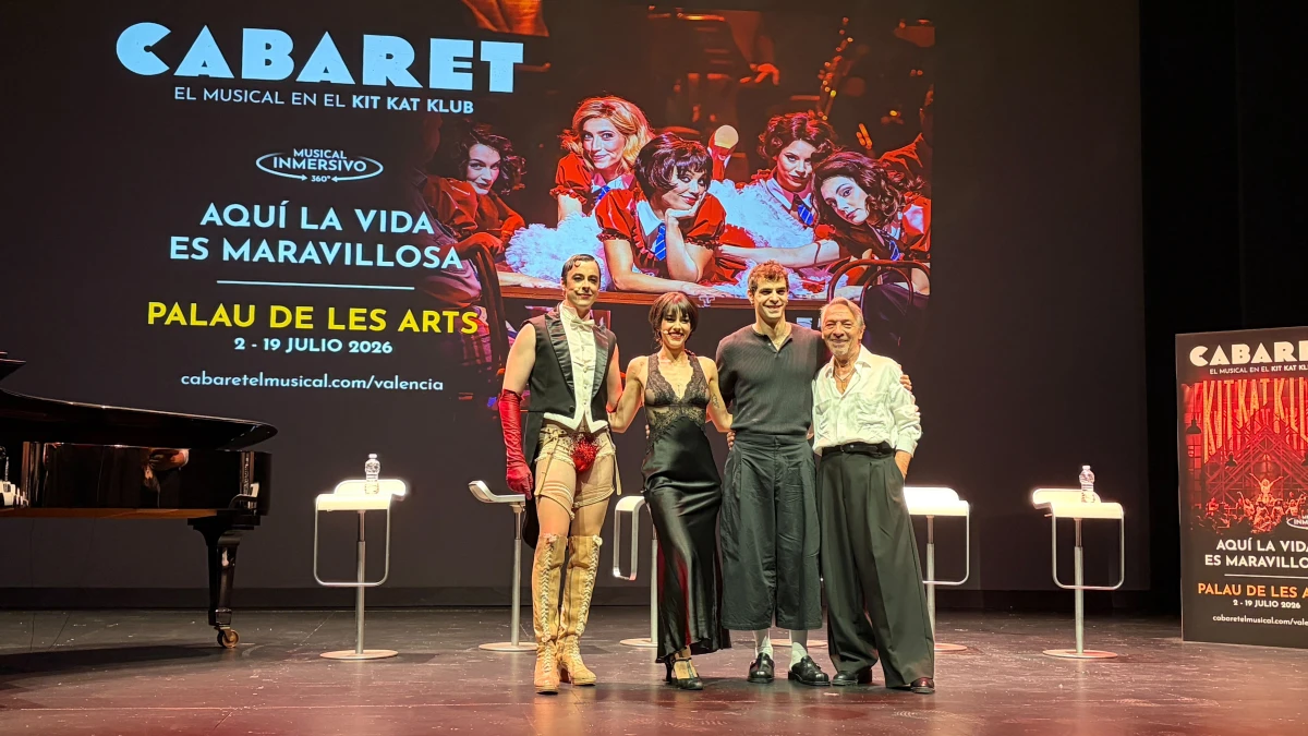 El Palau de les Arts se transformará en el mes de julio en el Kit Kat Klub: ‘Cabaret’ llega a Valencia con su propuesta inmersiva