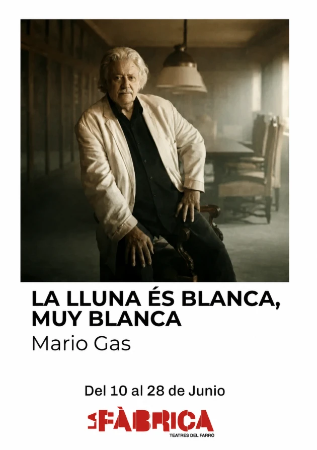 Poster del musical La lluna és blanca, muy blanca...