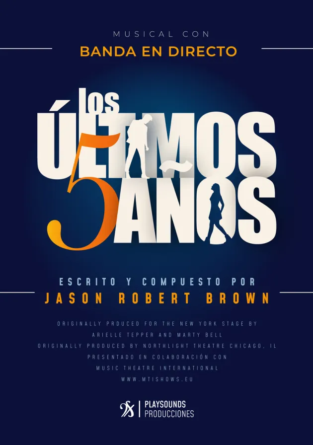 Poster del musical Los últimos 5 años
