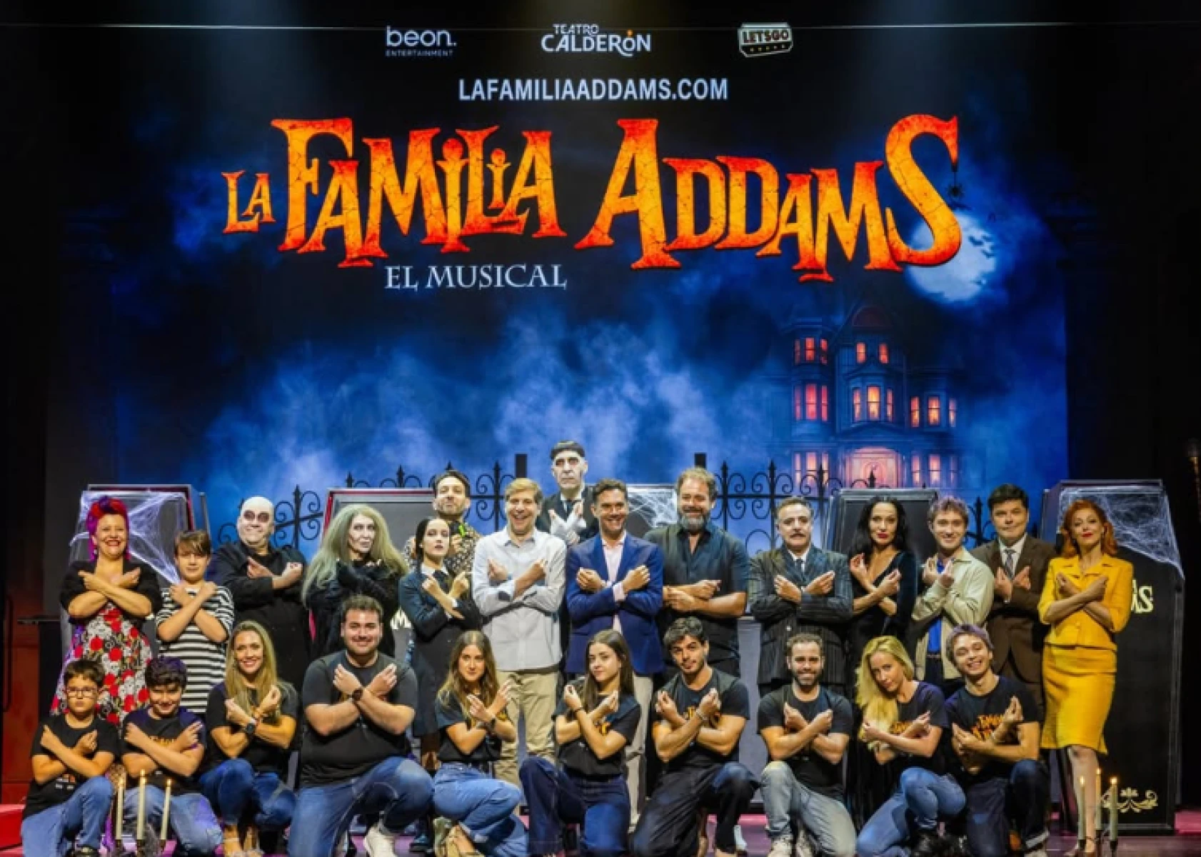 Imagen del musical La familia Addams