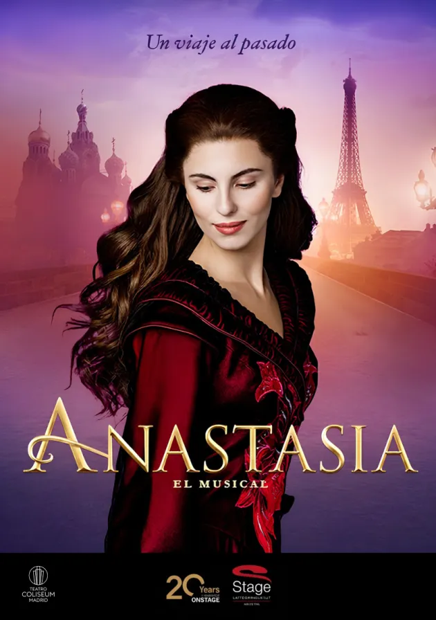 Poster del musical Anastasia (2018)