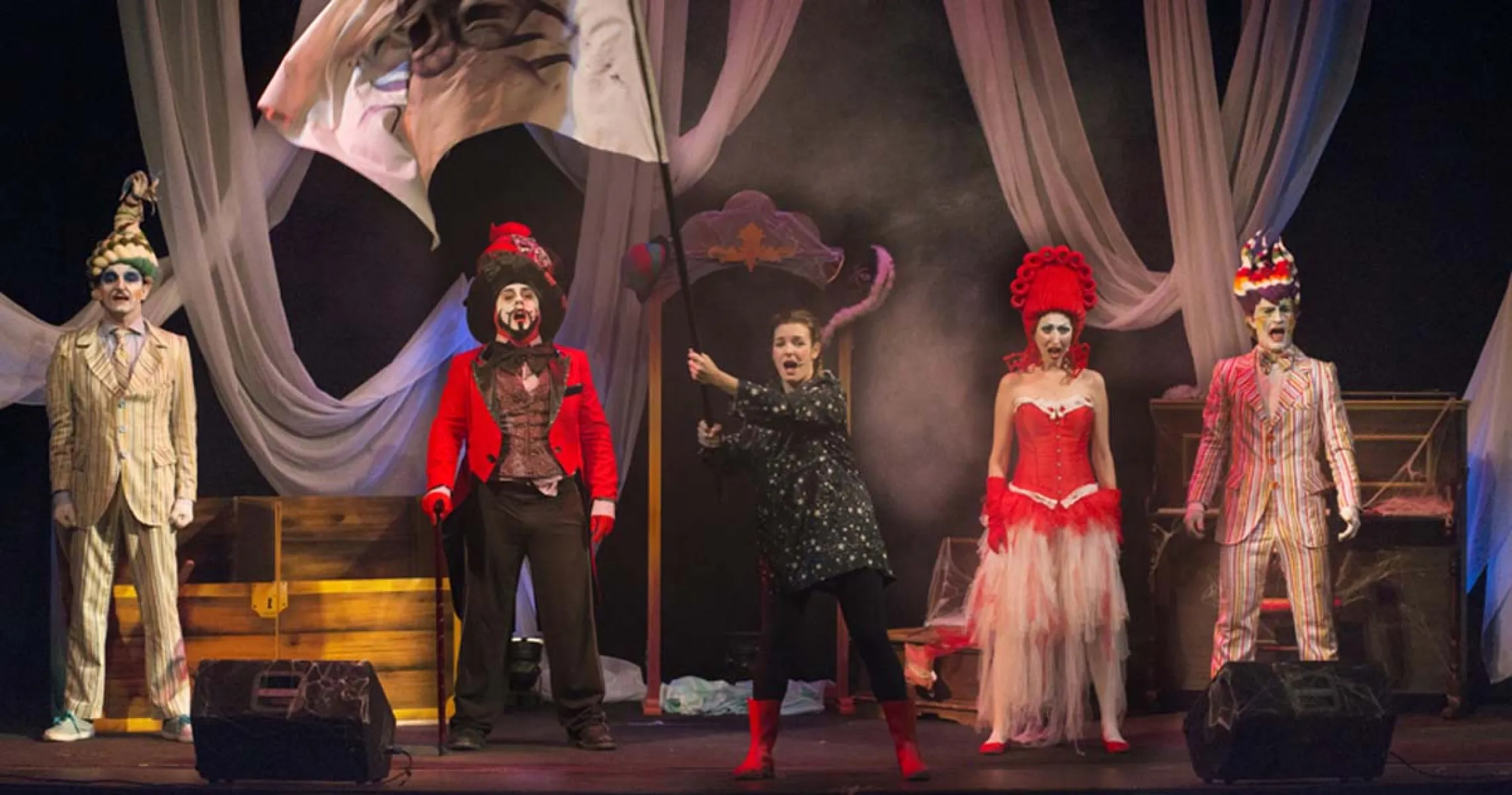 Imagen del musical Esos locos fantasmas (2015)